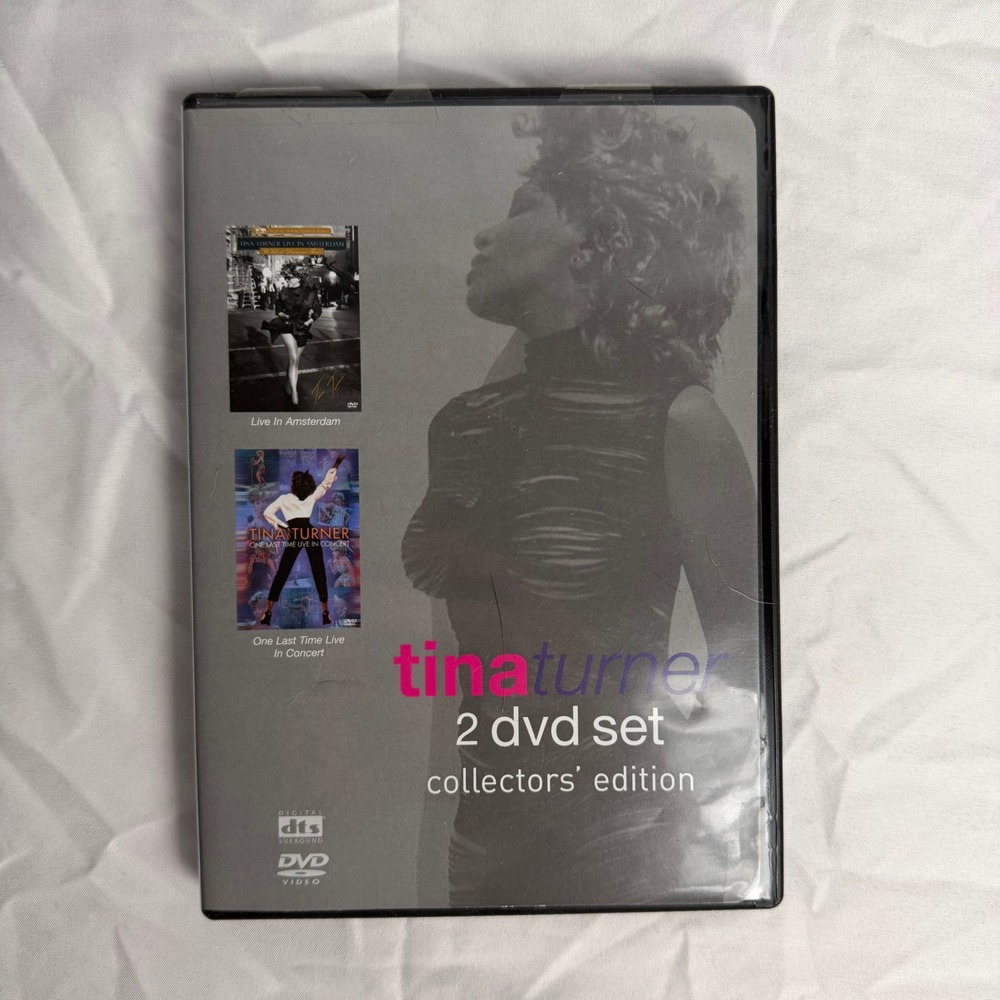 Tina Turner 2 DVD Set Collectors Edition Live In Amsterdam One Last Time Concert